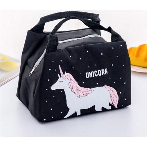 Thermal Cooler Waterproof Insulated Lunch Portable Carry Tote Picnic Storage Bag Cartoon Oxford Cloth Organizer Food Lunchbox