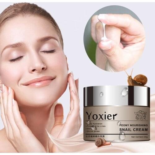 Anti Wrinkle Snail Face Cream Hyaluronic Acid Moisturizer Aging Cream For Face Nourishing Serum Day Cream For Face