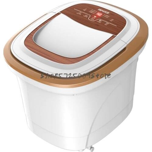 Footbath Fully Automatic Massage Foot Soaking Bucket Electric Heating Footbath for Calf Household Artifact Thermostat