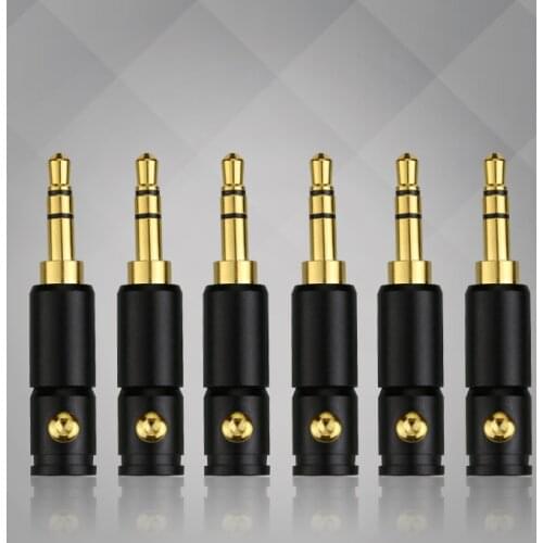 High-Quality Copper Made Shell Thick Gold Plated 3.5mm Plug-in