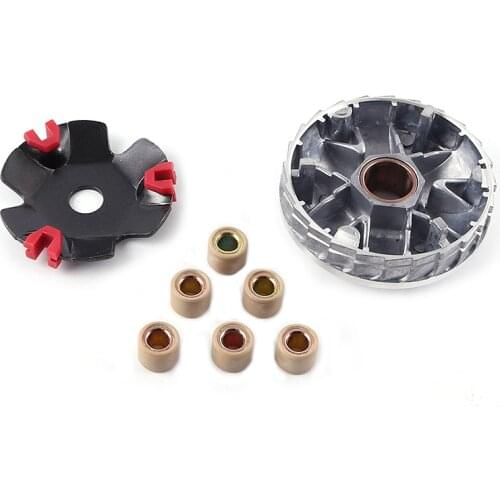 High Performance Variator Set with Copper Rollers GY6 50 80 137qma 139qmb 4T Scooter ATV Moped DIO50 AF18 AF28 ZX50 AF34 AF35