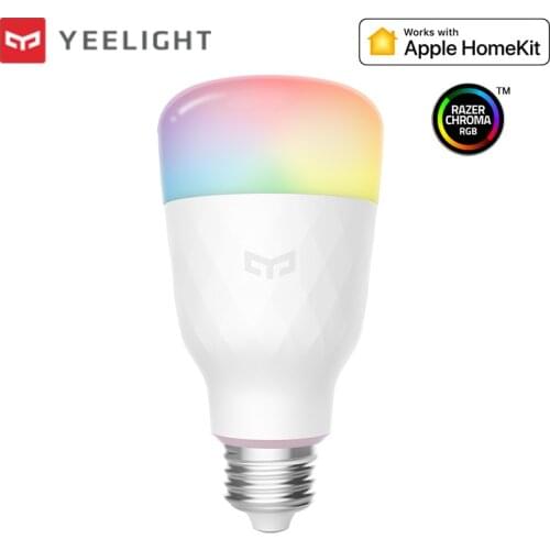 Yeelight Smart Color Light Bulb 1S LED RGBW Wifi APP Control Work with Mi Home Homekit Google Assistant Alexa SmartThings