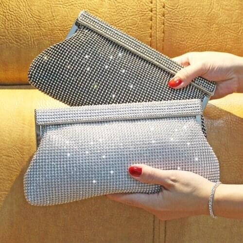 Women Evening Bags New Inlaid Bag Bag Bag Banquet Bag Womens Bag Chain Bag Clutch Bag Bolso Mujer