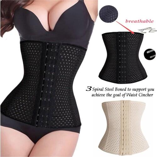 Women Breathable Sexy Lingerie Waist Shaper Waist Trainer Tummy Control Body Shaper Corset Butt Lifter Shaperwear Underwear
