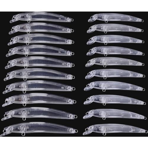320pcs blank nude baits crankbait Minnow Unpainted Lure Bodies Fishing bait