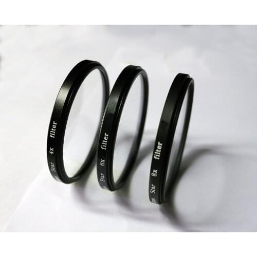 37 40.5 46 49 52 55 58 62 67 72 77 82 95 mm Star 4 + 6 + 8 Point 4PT 6PT 8PT lens Filter for canon nikon sony pentax camera