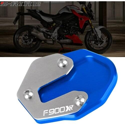 Motorcycle Accessories Kickstand Foot Side Stand Extension Enlarger Pad Support Frame Plate For BMW F900XR F900R 2019 2020 2021