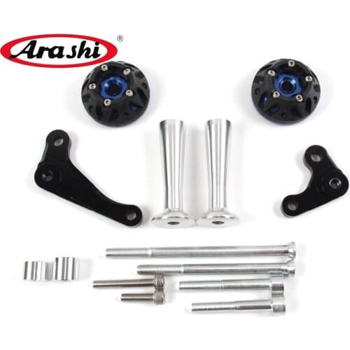 ARASHI 1Set Motorcycle Engine Protector Protective Cover For KAWASAKI ZX-14R ZX14R 06-12 Engine Slider Crash Stator Guard Pad