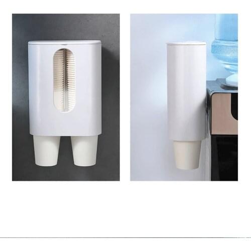 Automatic disposable coffee Paper cup holder Kitchen Wall-mounted Multifunctional Storage Rack Home Simple Hanging Rack