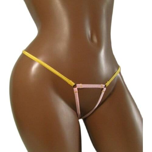 Candy Cherries Comeondear Culotte Crotchless Sex Underwear Women Micro Thong Briefs Hot Sexy Open Back Panties Ladies Gstring