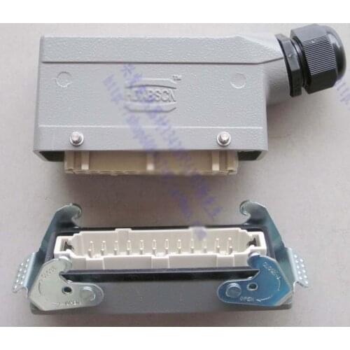 HDXBSCN west mottoes, 24 pin replanting connector rectangle HDC-HE-024-M/F