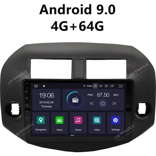 JSTMAX 10.2'' Android 9.0 4G+64G ISP Screen Car Radio Stereo Player For Toyota RAV4 RAV 4 2009 2010 2011 2012 GPS Player
