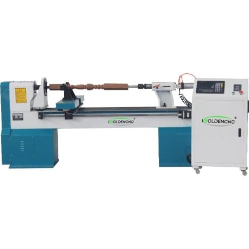 Small automatic wood cnc lathe machine/mini cnc lathe machine with cheap price