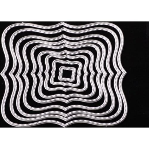 Metal Multi-layer frame paper die cutting dies for Scrapbooking/DIY Easter wedding Halloween Easter card