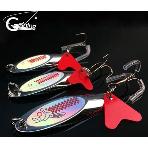 Metal Spoon Lure Bass Baits Tackle 7g-21g Spoon Metal Fishing Lures for Fishing Bait 10pcs