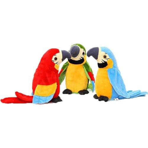 3 Colors Childrens MINI Cute Toy Parrot Toy Soft Plush Toy Accompanying Toy Bedroom Decoration For Baby Kids Fun Gift And Toy