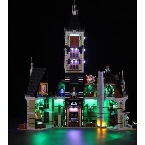 Upgrade Vission LED Lighting Kit For Haunted House 10273 (Only LED Light, No Block Kit)