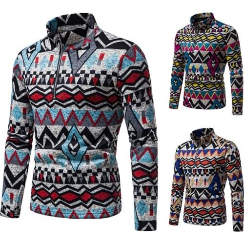 NINIBEIBEI Men's Pullovers With Zip