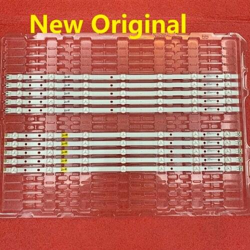 10pcs LED Backlight strip Original for Samsung UN55FH6030 UN55H6203 UN55J6201AF UN55J6200 UE55H6203AW D3GE-550SMA-R1 550SMB-R0