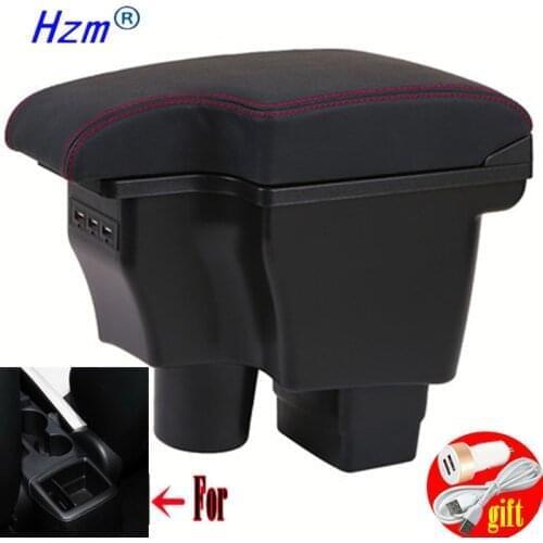 For mazda CX-3 Armrest Retrofit For mazda 2 skyactiv version cx3 CX-3 Car Armrest Storage box car accessories Charging with USB