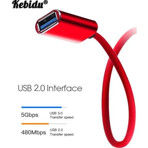 Kebidu USB2.0 Extension Cable Super Speed Data Cable USB 2.0 Extender Cable Cord 1M Extender Wire For PC Computer Printer