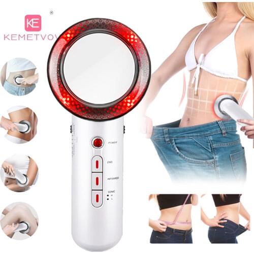 Ultrasonic EMS Body Slimming Massager Ultrasound Cavitation Loss Weight Machine Anti Cellulite Fat Burner Galvanic Infrared