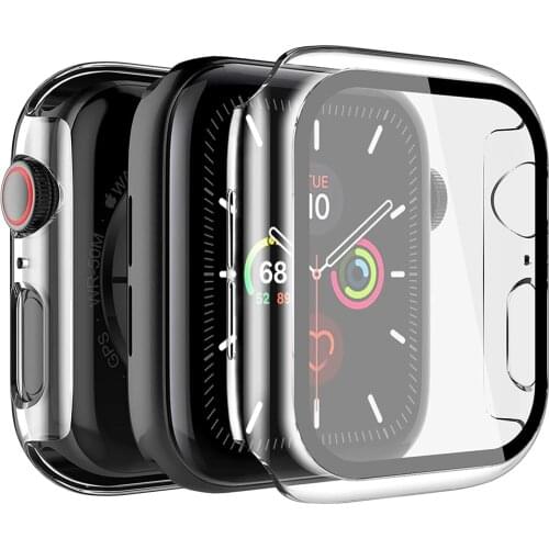 Plating Tempered Glass Screen Protector For iwatch Apple Watch Series 6 5 4 3 2 SE 40 44 mm 44mm 40mm 42mm 38mm Film Protection
