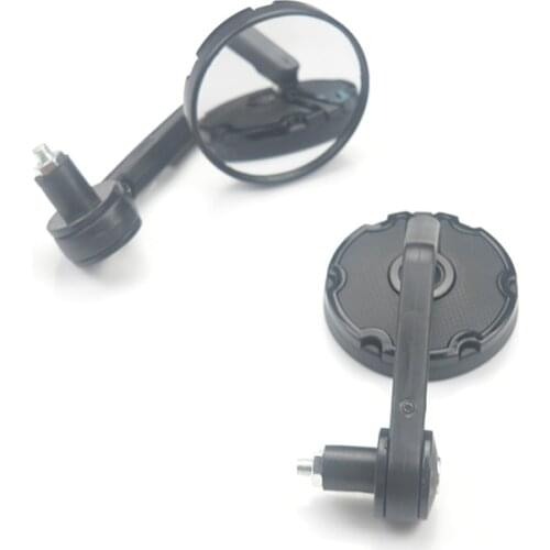 Plastic 7/8" Motorcycle Mirrors Bar End Mirror Rear view Motor Handlebar End Mirror Cafe Racer 22mm Moto Motorcycle Mirrors