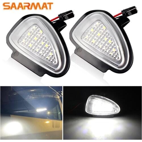 2x CANbus LED under side mirror puddle lights Welcome Light For VW Golf 6 GTI Passat B7 Cabriolet Touran Under side mirrors Lamp