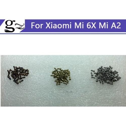 2PCS For Xiaomi Mi A2 Buttom Dock Screws Housing Screw nail tack For Xiaomi Mi 6X MI6 X Mobile Phones