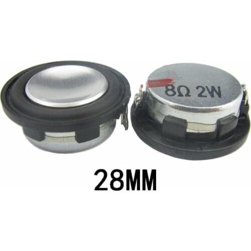 2pcs 28MM 4 Oohm 2 Watt 1 Inch HIFI Speakers Small Size Bluetooth Audio Full Range Mini Speaker