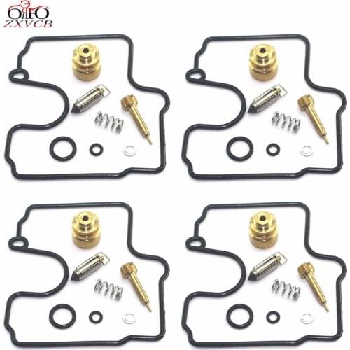 4SET for YXF1000R 1997 YXF1000 YXF 1000 R Carburetor repair kit floating needle gasket