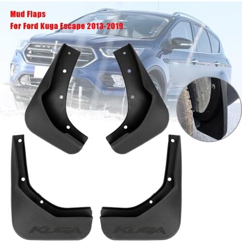 Car Accessories Mudguards Fender Front Rear Mud Flaps Splash Guards 4pcs/set For Ford Kuga Escape 2013-2019 Outside Parts