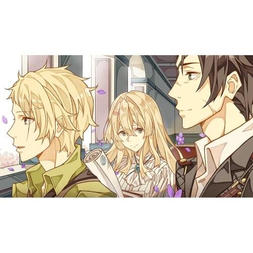 Home Decor 5D Diamond Violet Evergarden Embroidery Painting Full Round Drill Japanese Anime Role Cross Stitch Picture Wall Art