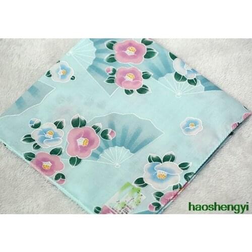 Good quality Japanese style handkerchief,cotton camellia fan handkerchief 48cm*48cm,he best gift for a friend