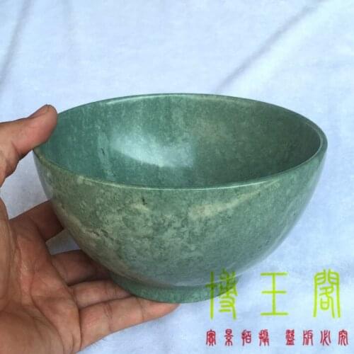 China handmade jade carving Natural jade bowls