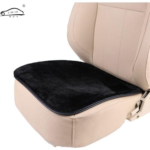 Short plush Car Interior Seat Cover, Soft warm Seat Cushion Pad Winter Mat Universal Fit for Comfort in Auto, Office, or Home