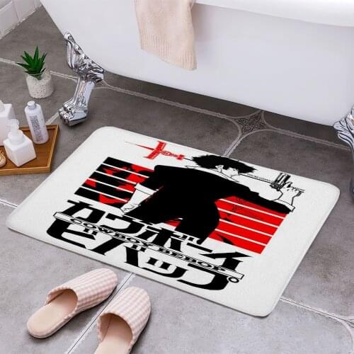 Cowboy bebop spike 3D Print Doormats Rectangle Non-Slip DoorMat Bedroom Kitchen Entrance Print Door rugs Dropshipping