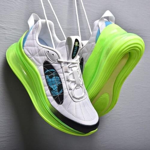 New Men Air Cushion Sneakers Breathable Casual Shoes Trendy Hard-wearing Shoes Outdoor Antiskid Damping Sports Shoes Zapatillas