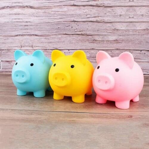 1 Pcs Lovely Animal Pig Shaped Money Boxes Birthday Gift Money Saving Boxes Piggy Bank Coins Storage Box Home Party Favors
