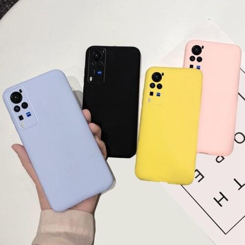Soft Case For Vivo X60 Case X 60 Pro Soft Slim Fundas Cute Candy Phone Cases For Vivo X60 Pro 5G V2047A Back Cover 6.56'' Bumper
