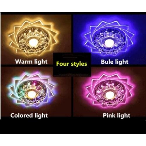 New four color light led crystal Chandeliers led lamps High-power 5W led chandelier lighting led lustre light pendant/droplight