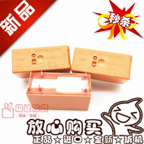 Original new 100% RZ03-1A4-D012-R 16A 250VAC relay 12VDC normally open RZ03-1A4
