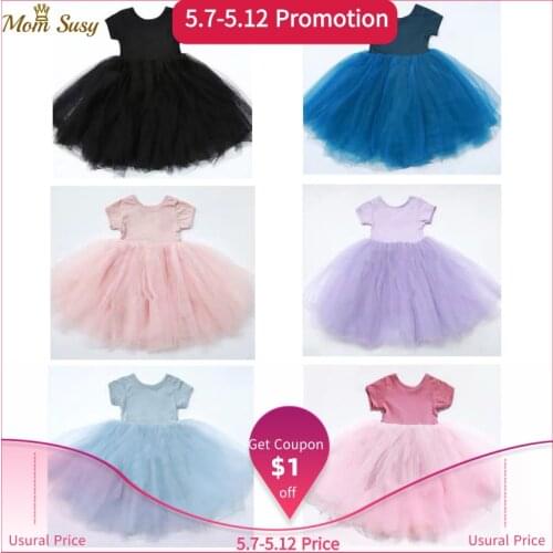 Baby Girl Dress Pink Blue Summer Tight Princess Tutu Dress Party Birthday Pageant Infant Toddler Girl Candy Vestido Clothes
