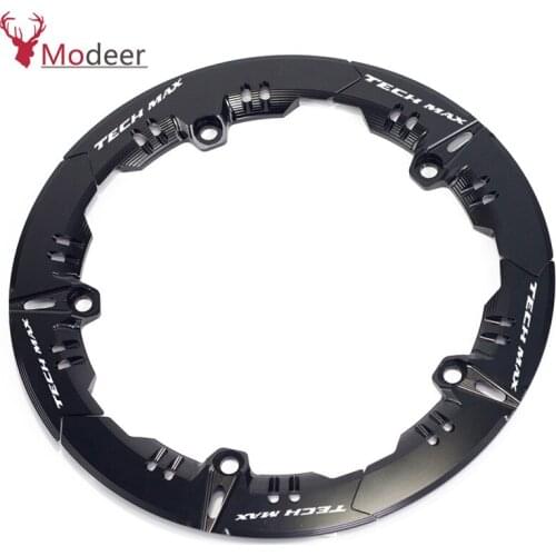 Blue Red For Yamaha Techmax Tech max 2020 Motorcycle Scooter Accessories CNC Transmission Belt Pulley Protective Cover Guard