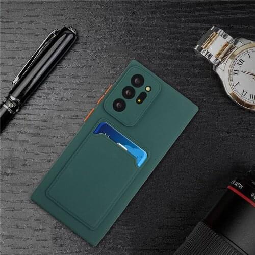Luxury Card Holder Wallet Case For Samsung Galaxy Note 20 Ultra Case Silicone Cover For Samsung Note 20 Ultra Note20 20ultra