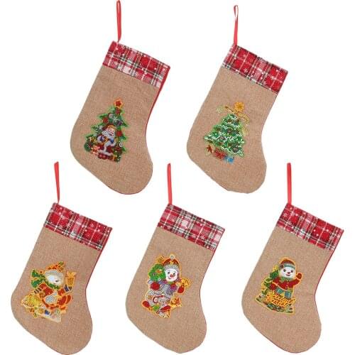 Christmas Candy Boot Cute Candy Holder Bags Boot Christmas Home New Year Xmas Party Stocking Christmas Decoration Gifts