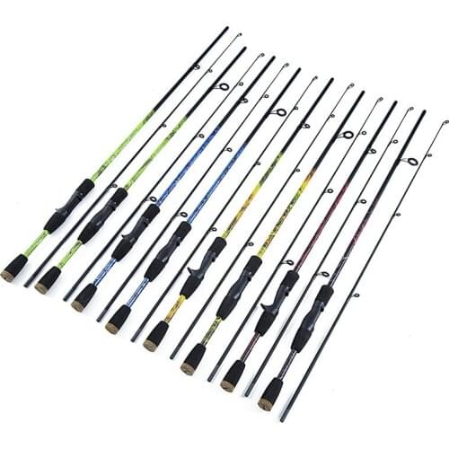 Fishing Rods Ultralight Rod 1.8M Glass Fishing Rod 1/8-3/4oz Lake Lure Casting Rod Hard Glass Spinning Fishing Pole Rod
