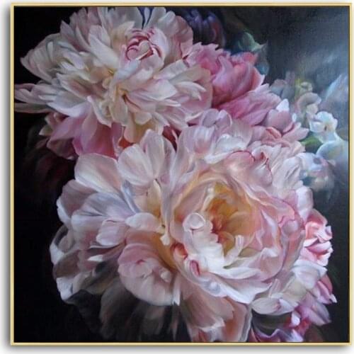 SHAYI DIY 5D Diamond Painting Peony Flower Scenery Mosaic Embroidery Cross Stitch Full Square/Round Drill Home Decor Painting