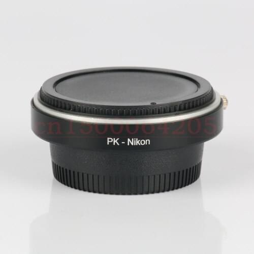 Glass Pentax PK -AI K Lens To AI AF F Camera Mount Adapter front and rear lens cap